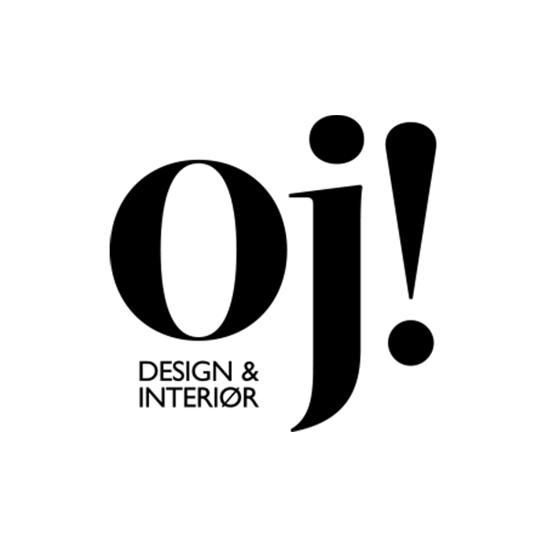 a black and white logo with the letter oj.